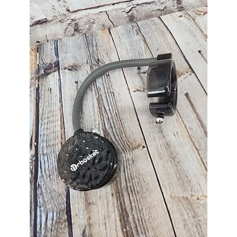 Mr Basket Adjustable Suction Holder NEW Round Holder Black
